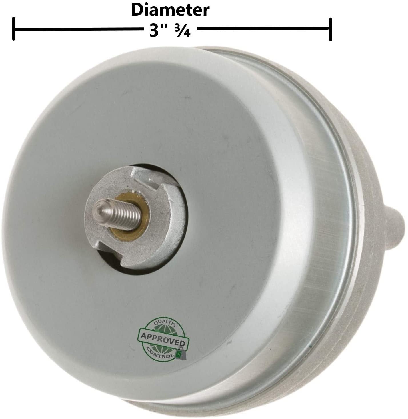 GlobPro PD00008097 AP2639813 PS304722 EAP304722 Frid Condenser Fan Motor 3" ¾ length Diameter Replacement for and compatible with General Electric Hotpoint Heavy DUTY