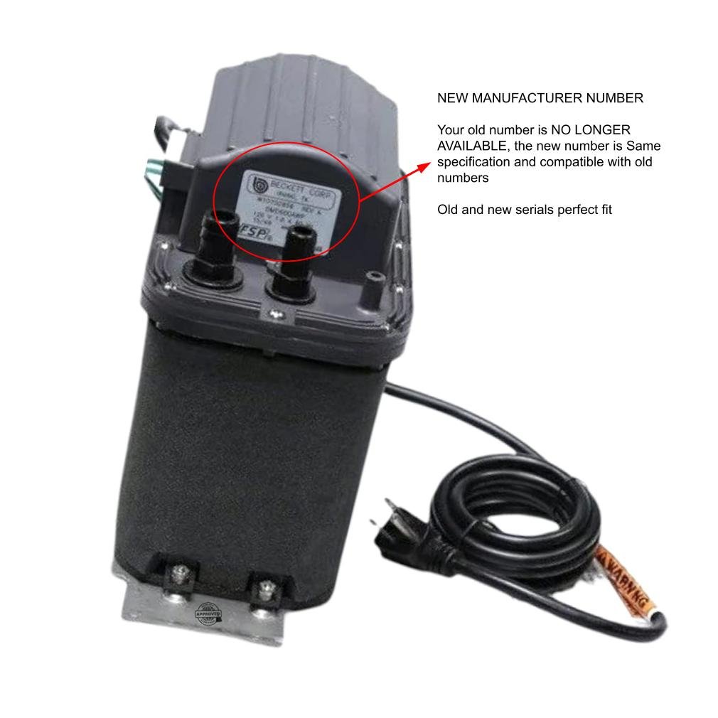 Ice Maker Pump Compatible with KItchenAid Beckett AP5985213, PS1172318, DMD500AWP