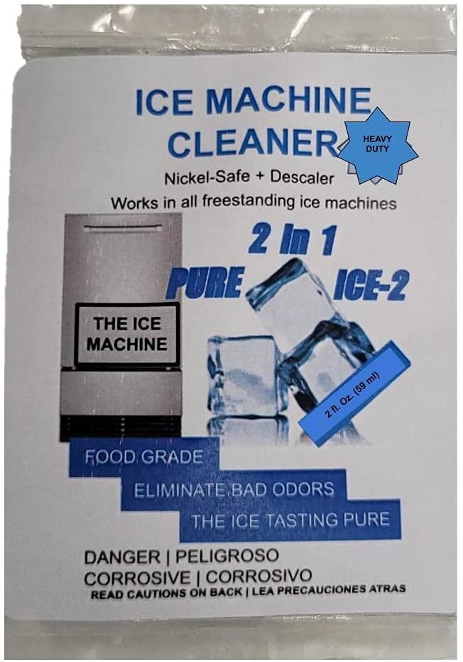 Freestanding Ice Maker Machine Cleaner Compatible With 37050, 41978 U-line, Ice-O-Matic, Jenn Air, Blaze, Manitowoc, Marine Crescent