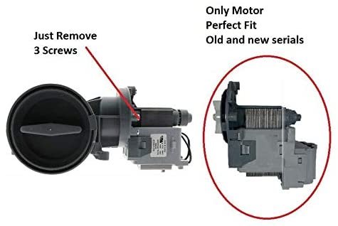 Global Solutions WPW10605427 Pump-Water Wl Compatible with Whirlpool Washer Only Motor