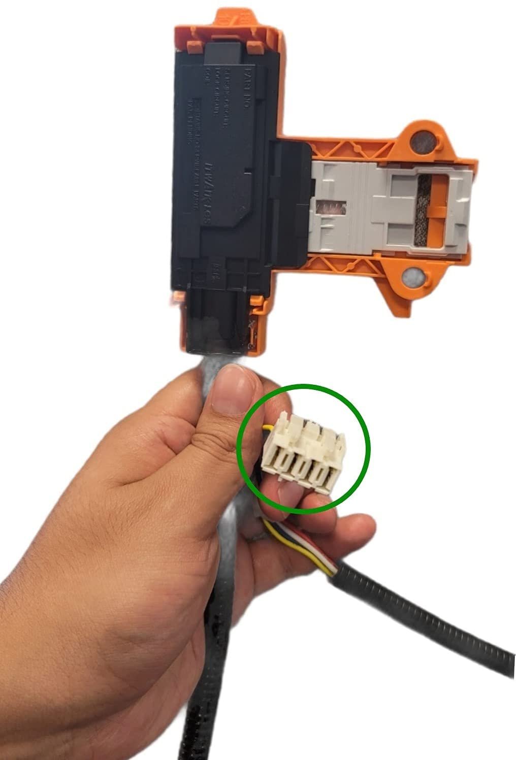 GlobPro WPW10482837 Washer Lid lock Switch 220 volts Replacement for and compatible with Maytag Whirlpool Heavy DUTY