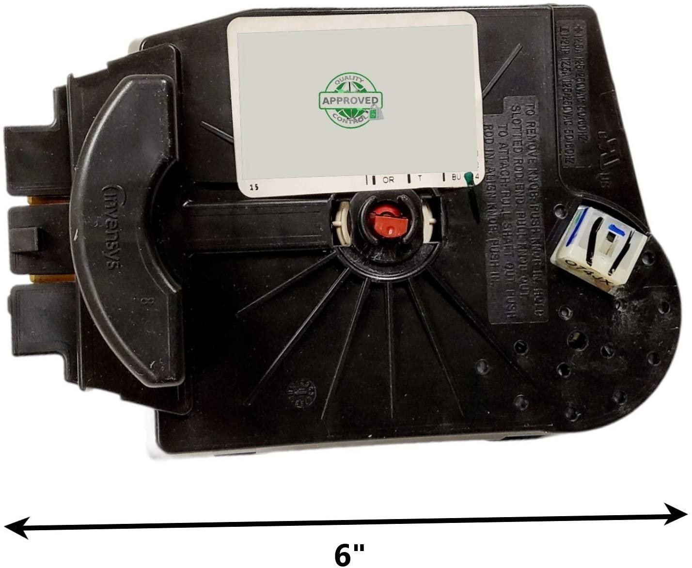 GlobPro WPW10116523 Washer Timer 6" Length Approx. Replacement for and compatible with Whirlpool WPW10116523 Heavy DUTY