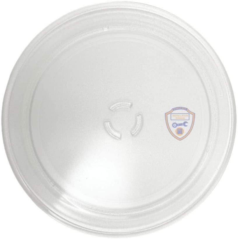 EQUIPMENT DOCTOR US Microwave Tray Glass Plate for Cooking Approximately 16"