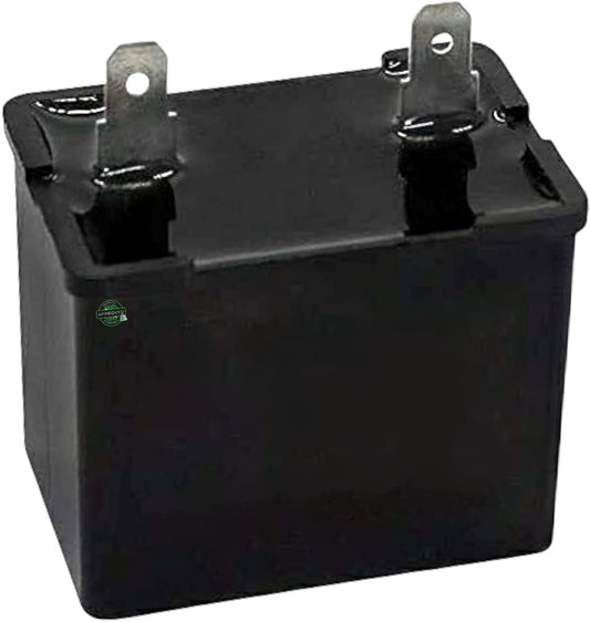 GlobPro WPW10662129 Fridge Run Capacitor 2 terminals 1" ½ length Approx. Replacement for and compatible with Whirlpool Roper KitchenAid Maytag Heavy DUTY