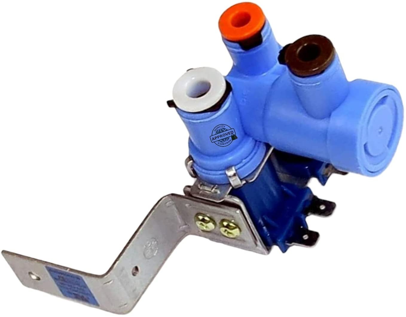 GlobPro MJX41869202 Frigde Water Inlet Valve Assembly 2Coil 5" ¼ length Approx. Replacement for and compatible with Kenmore LG Heavy DUTY